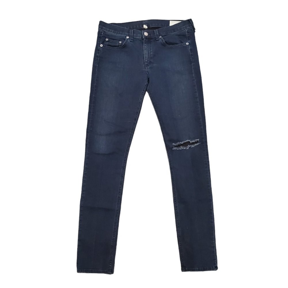 Rag & Bone W1502|382TER Skinny Sz 30 (Meas 31x30 9" Rise) Terra Blues Jeans A16
